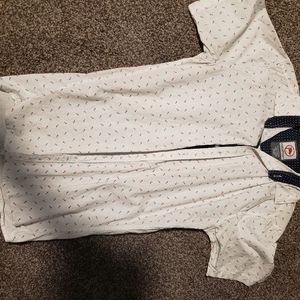 Dress, button up with anchors